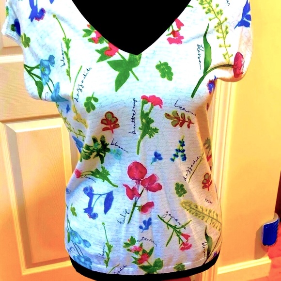 Talbots Botanical Tee Size MP - Picture 8 of 8